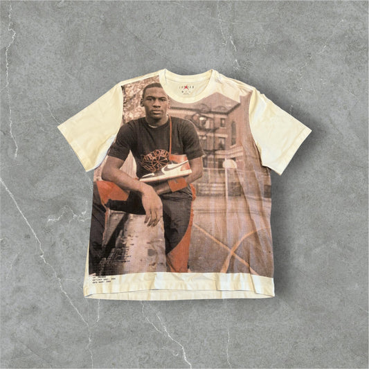 Jordan 1984 Archive Photo Tee – Vintage Michael Jordan Graphic Shirt (Size XL)